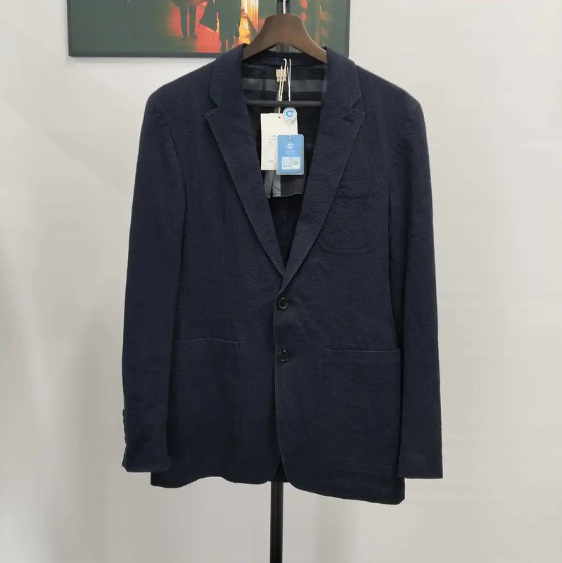 Burberry Burberry Men’s Long Sleeve Navy Blazer Jacket Size US L / EU 52-54 / 3 - 1 Thumbnail