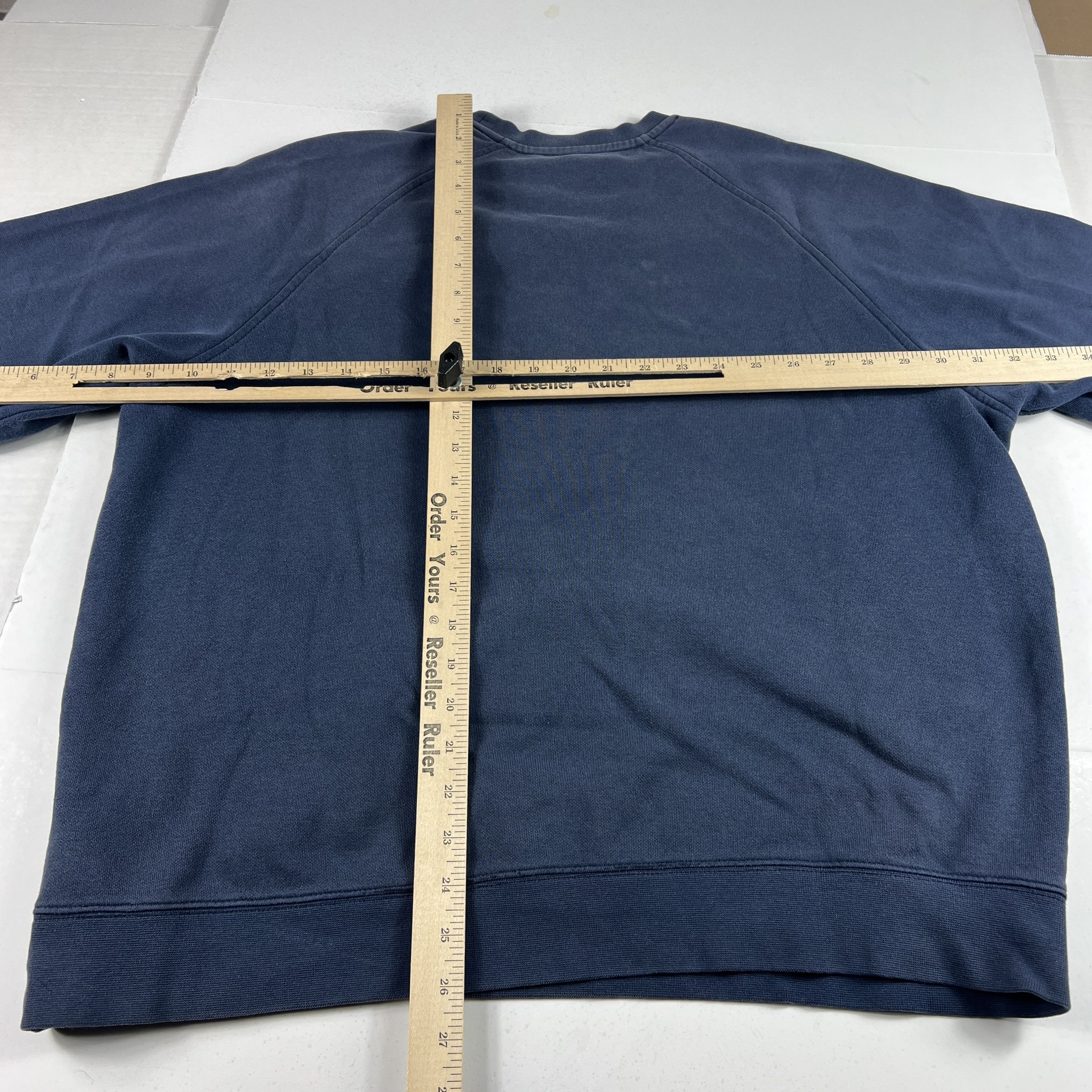 Nike Y2K Nike Sweatshirt Blue Faded Contrast Logo Crewneck Size US L / EU 52-54 / 3 - 11 Thumbnail