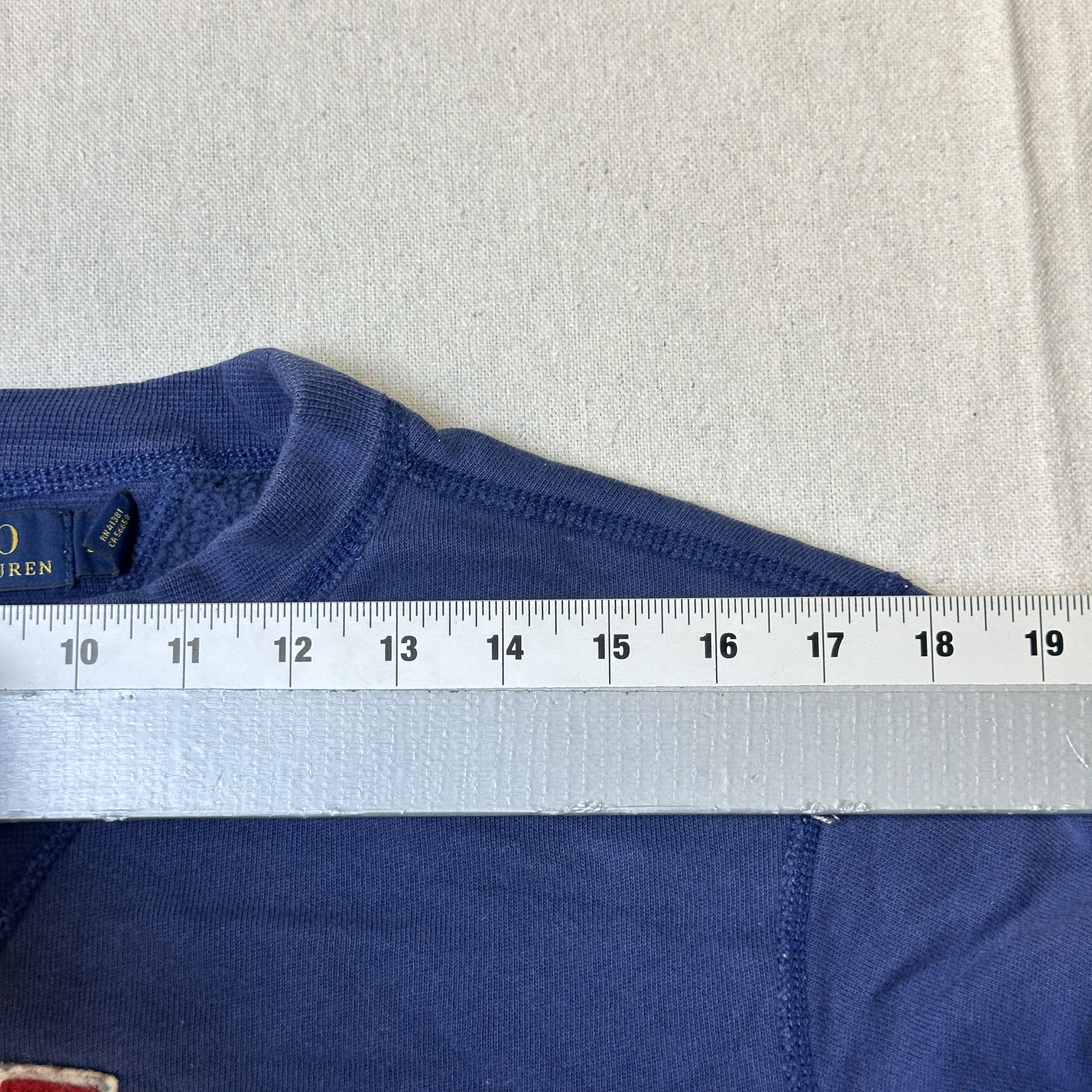 Polo Ralph Lauren Vintage Polo Ralph Lauren Varsity Letter Crewneck Sweatshirt Size Small Size US S / EU 44-46 / 1 - 6 Thumbnail