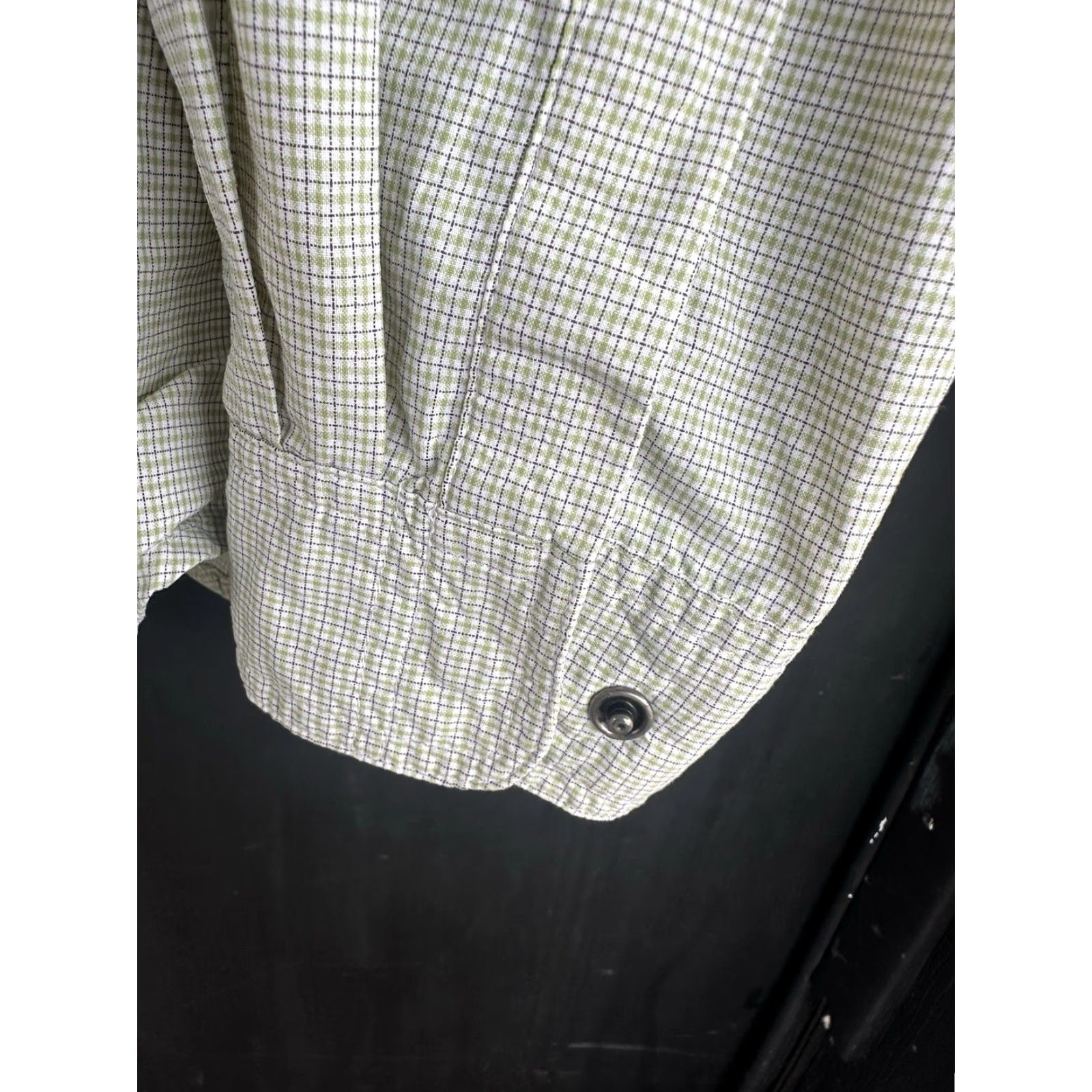ExOfficio ExOfficio Shirt Mens M Green Plaid Insect Shield Long Sleeve Button-Up Casual Travel Workwear Size US M / EU 48-50 / 2 - 7 Thumbnail