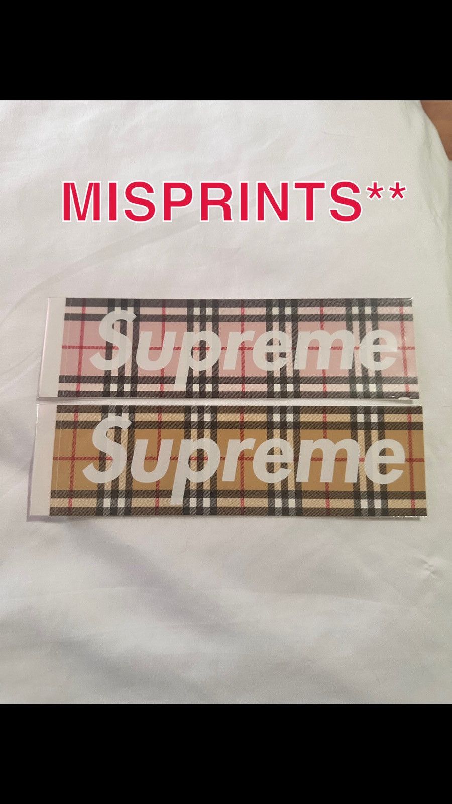 Buy Supreme x Burberry Box Logo Tee 'Black' - SS22T1 BLACK