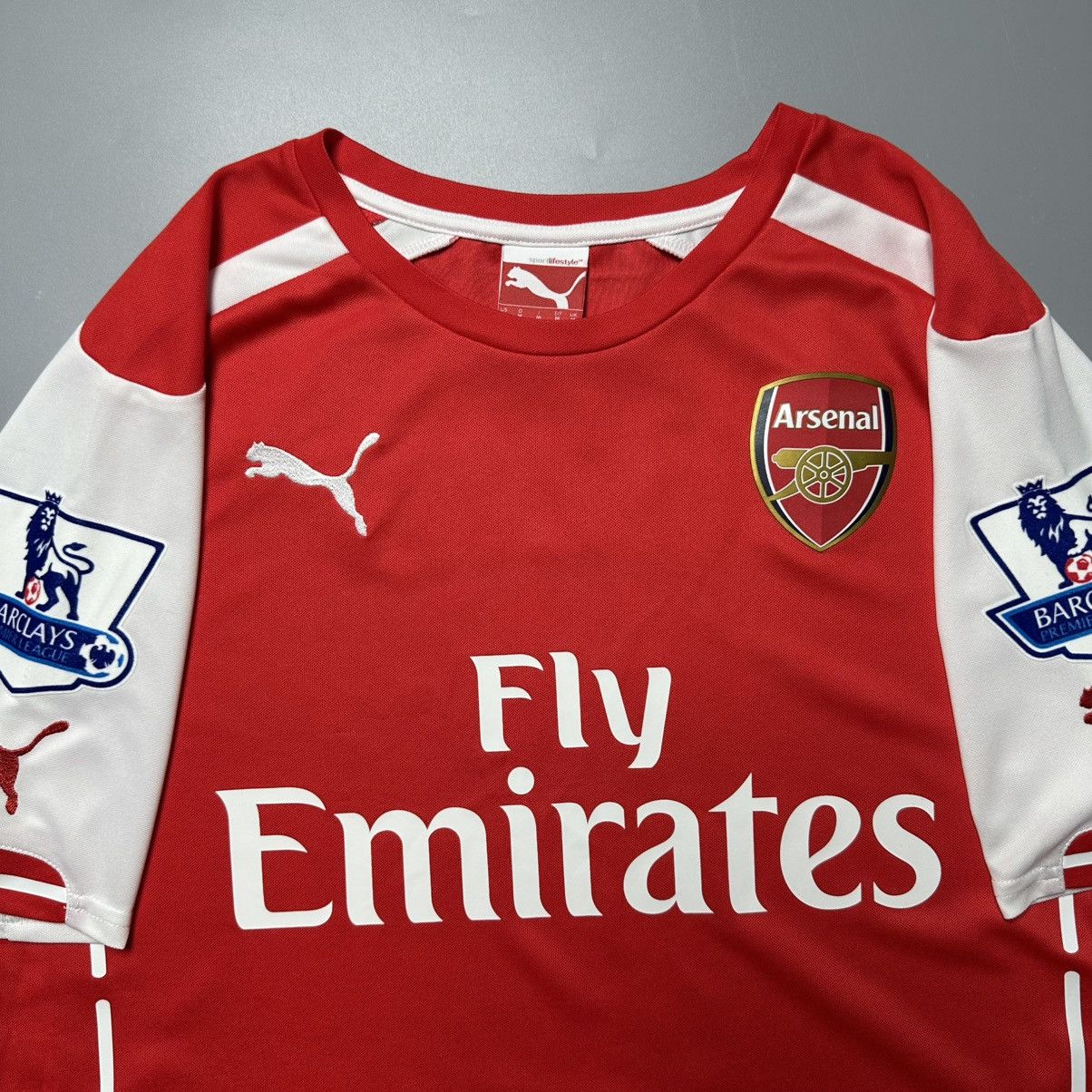 Puma ARSENAL PUMA 2014/2015 FOOTBALL SOCCER HOME JERSEY #11 OZIL Size US M / EU 48-50 / 2 - 4 Thumbnail