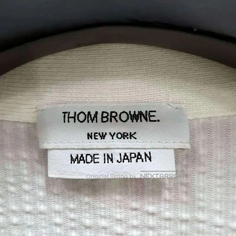 Thom Browne Thom Browne White Cotton Cropped Cardigan for Women . Size XXS / US 00 / IT 34 - 3 Thumbnail