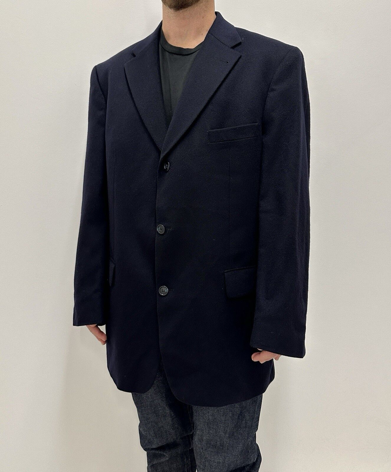 Vintage Mens Cashmere Sport Coat TAILOR&SON Tailor Son Blazer Size US L / EU 52-54 / 3 - 2 Thumbnail