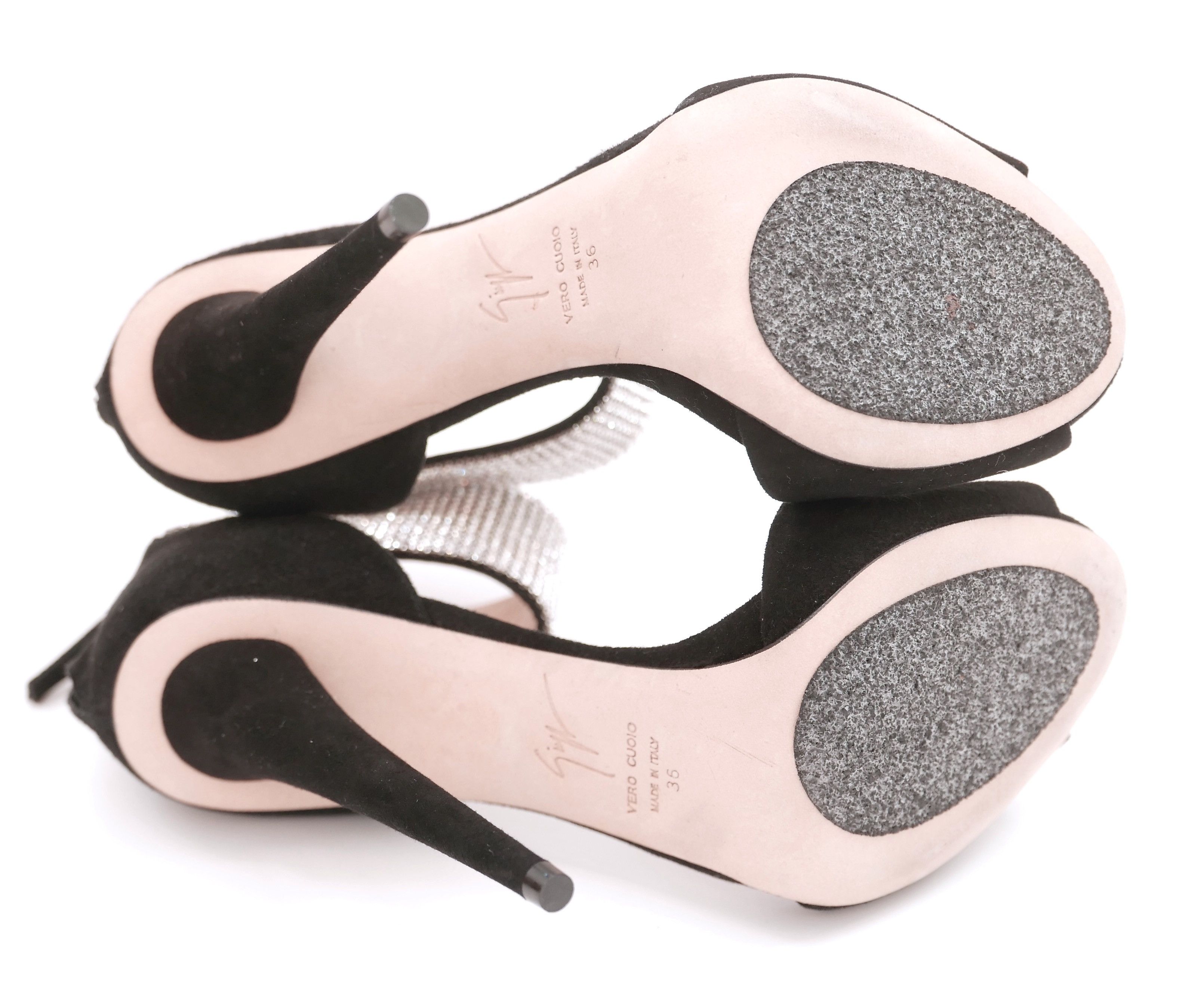 Giuseppe Zanotti Giuseppe Zanotti £1200 Crystal Cuff Sandals Heels Size US 6 / IT 36 - 7 Thumbnail