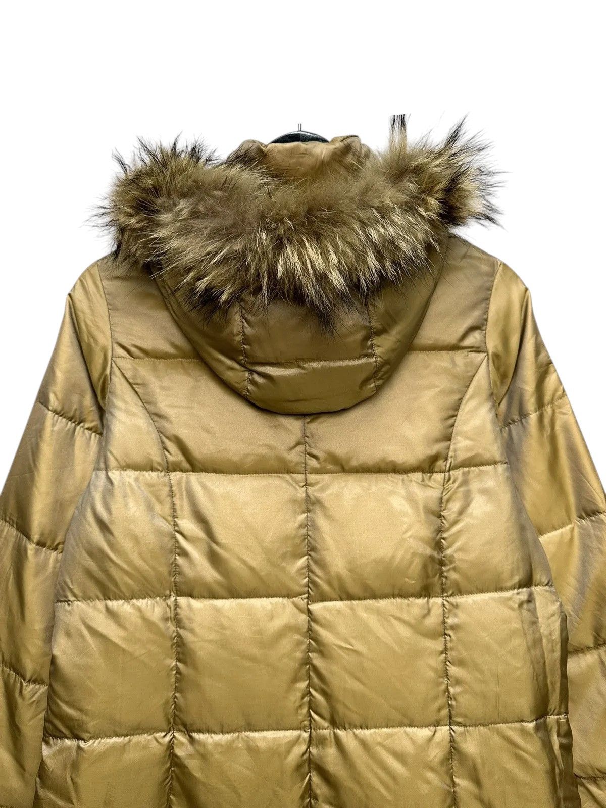 Vintage Ifsixwasnine Brown Fur Hood Winter Jacket Military Y2K Style Size M / US 6-8 / IT 42-44 - 10 Thumbnail