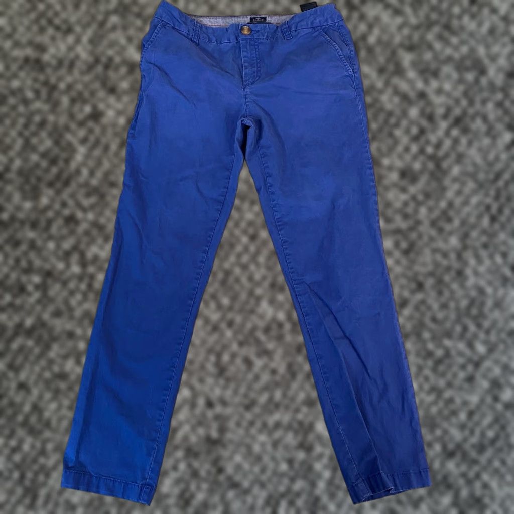 Tommy Hilfiger Tommy Hilfiger Ankle Chinos Womens Size 6 Blue Pants Trousers Chino Pants Casual Classic Size 28" / US 6 / IT 42 - 1 Thumbnail