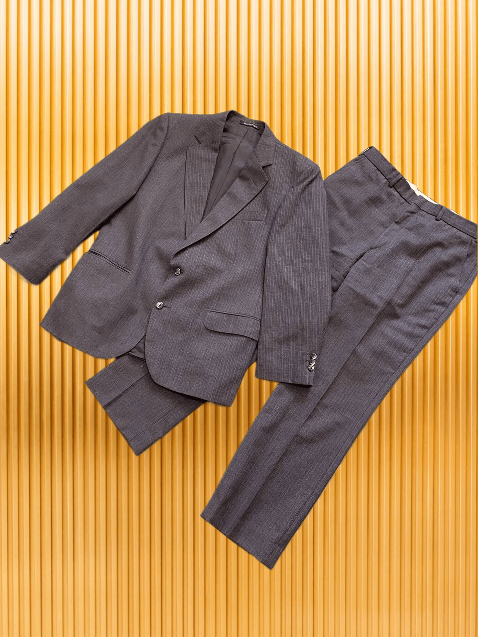 Burberry Burberrys Wool Formal Suit blazer + pants Size 52R - 1 Thumbnail