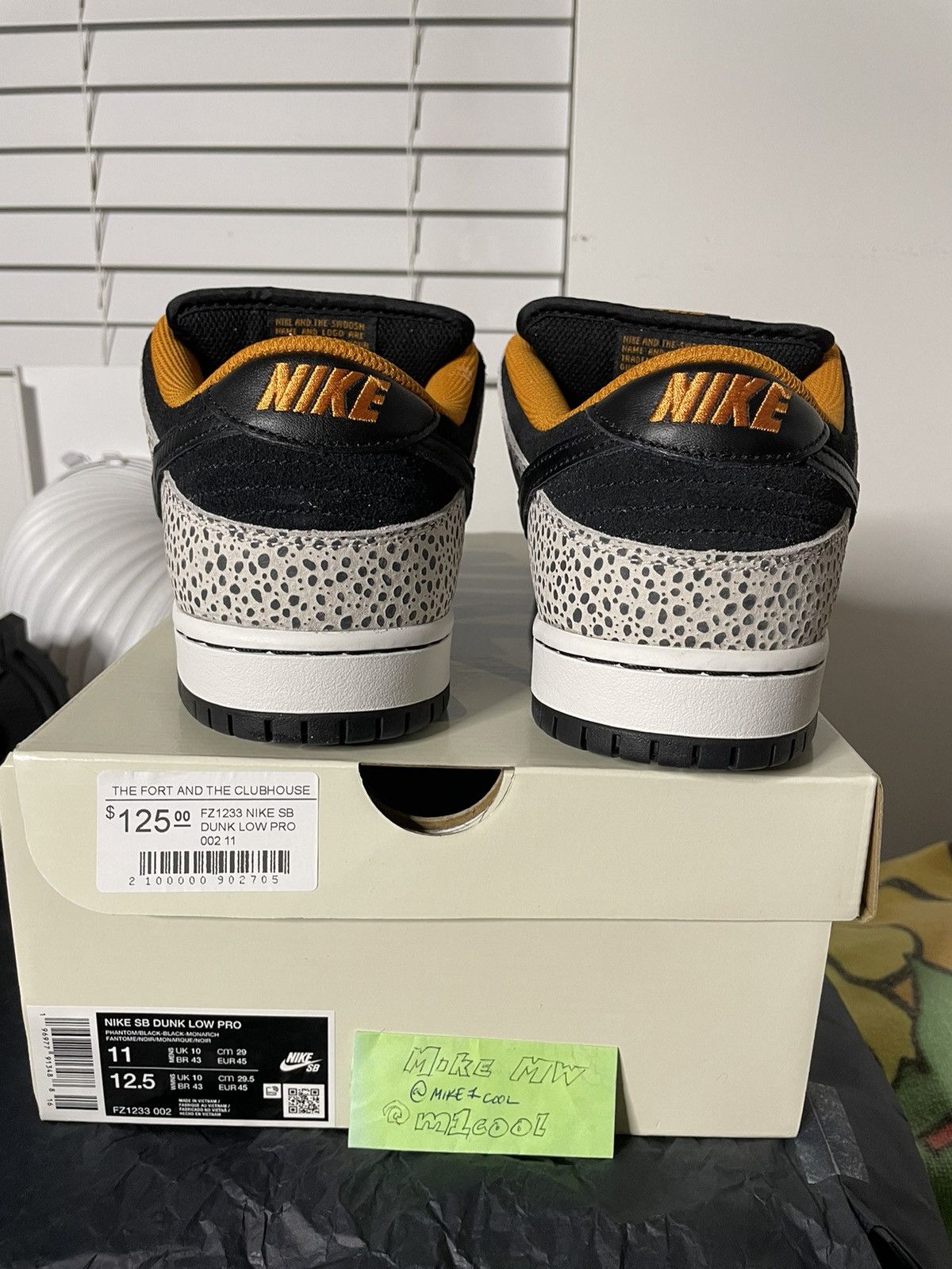 Nike Nike Dunk SB Low Electric Pack Olympics Safari sz 11 flash Size US 11 / EU 44 - 6 Thumbnail