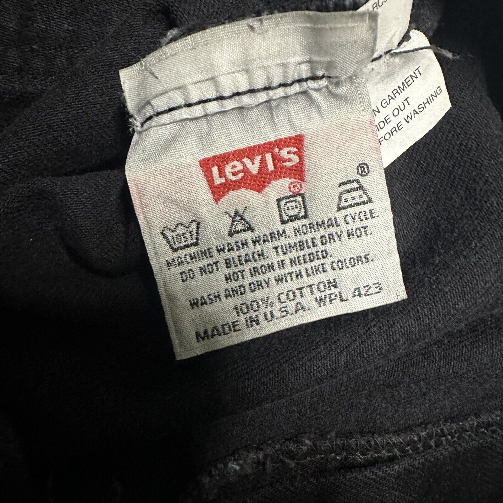 Levi's × Vintage Vintage Levi’s 501 Black Denim Jeans 29x30 Women Made In USA Size 30" / US 8 / IT 44 - 7 Thumbnail