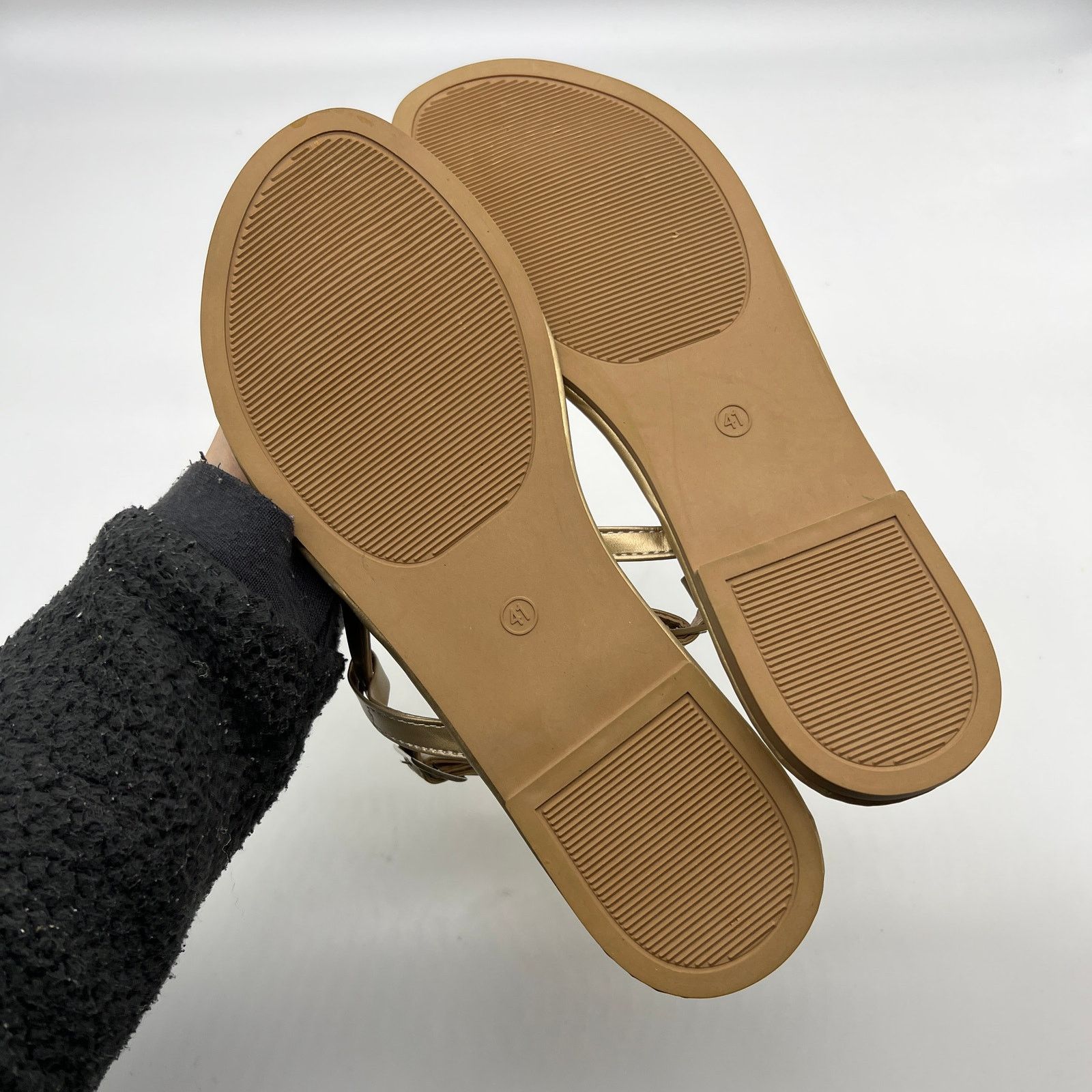 Other Sandals Shoes Open Casual Flats Summer Toe Flo Size US 9.5 / IT 39.5 - 7 Thumbnail