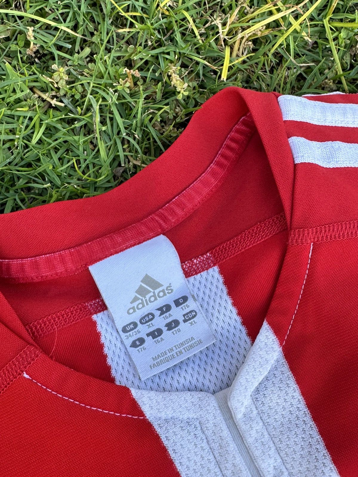 Adidas VTG Chivas Guadalajara Soccer Jersey 2005 Adidas Stripes MLS Size US XL / EU 56 / 4 - 8 Thumbnail
