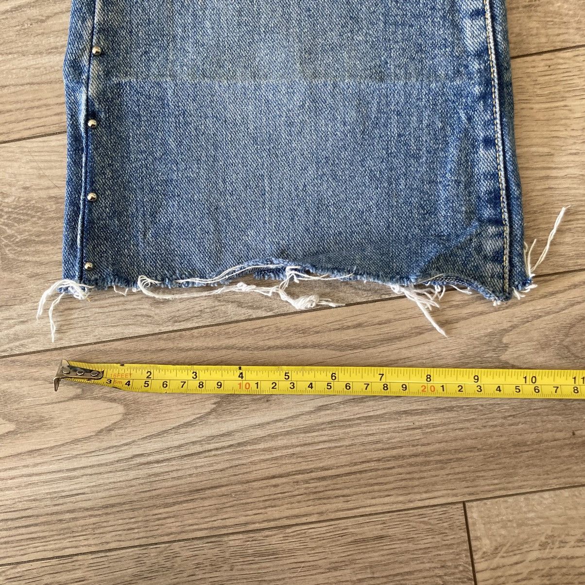 XOXO Vtg Y2k flare wide leg fragile jeans by xoxo Size 28" / US 6 / IT 42 - 7 Thumbnail