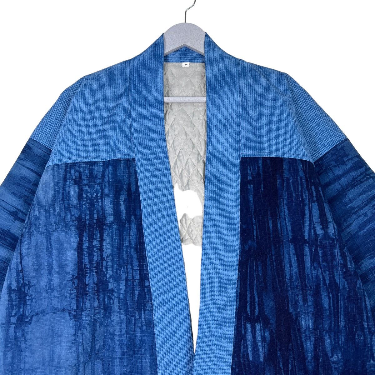 Indigo 🔥 80s VINTAGE INDIGO KIMONO HANTEN JACKET Size US L / EU 52-54 / 3 - 3 Thumbnail