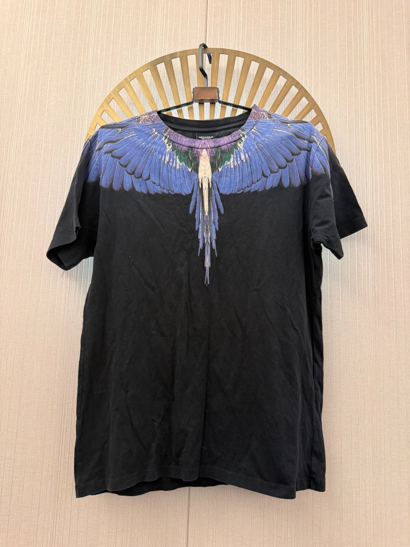 Marcelo Burlon Marcelo Burlon Black T-Shirt xxs Men Size US XXS / EU 40 - 1 Thumbnail