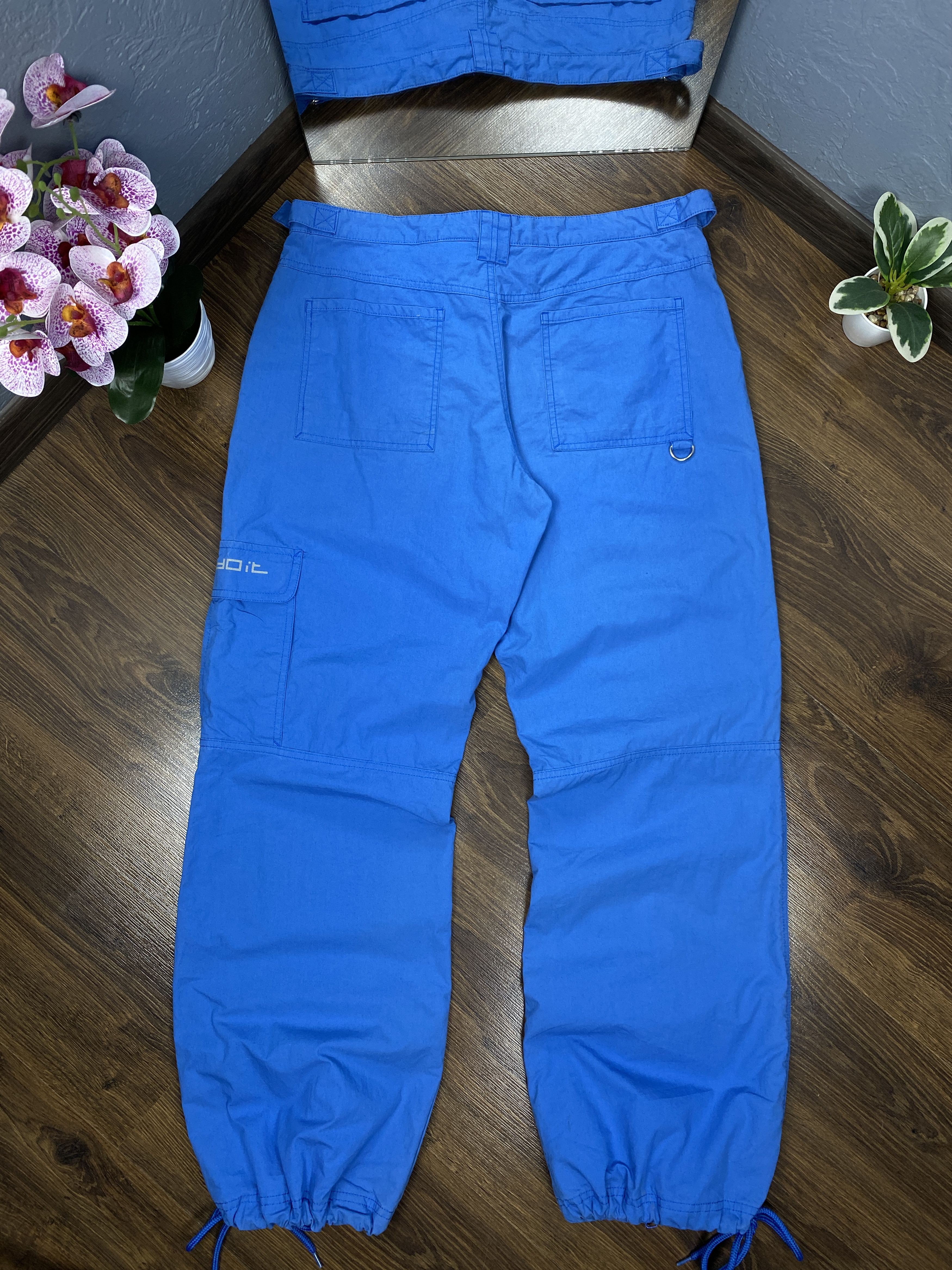 Nike Nike Vintage Womens Nylon Baggy Cargo Pants Y2K Size 32" / US 10 / IT 46 - 8 Thumbnail