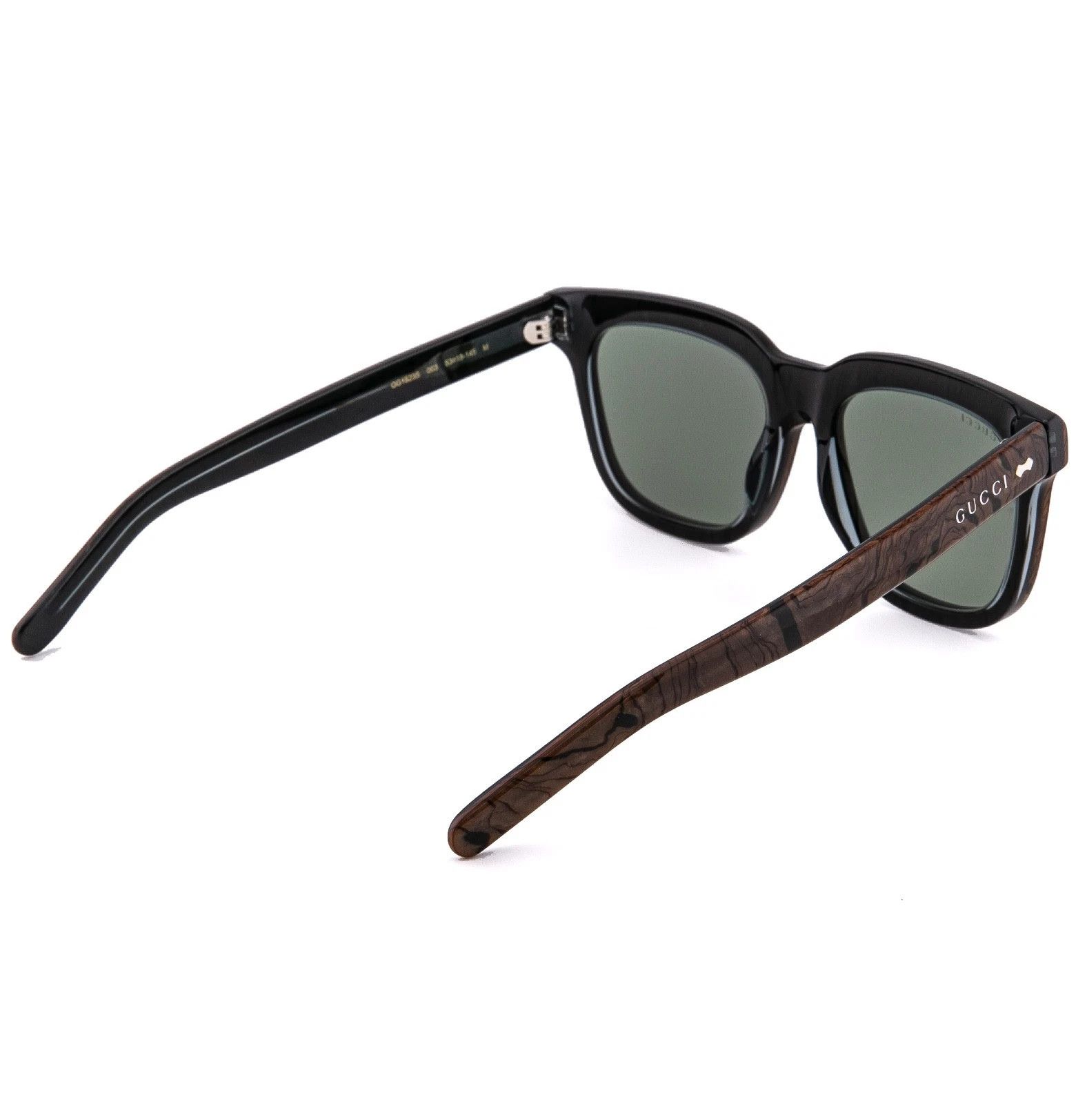 Gucci GUCCI 1523 Gg1523S Brown Wood Print Green Narrow Square 003 Size ONE SIZE - 5 Thumbnail