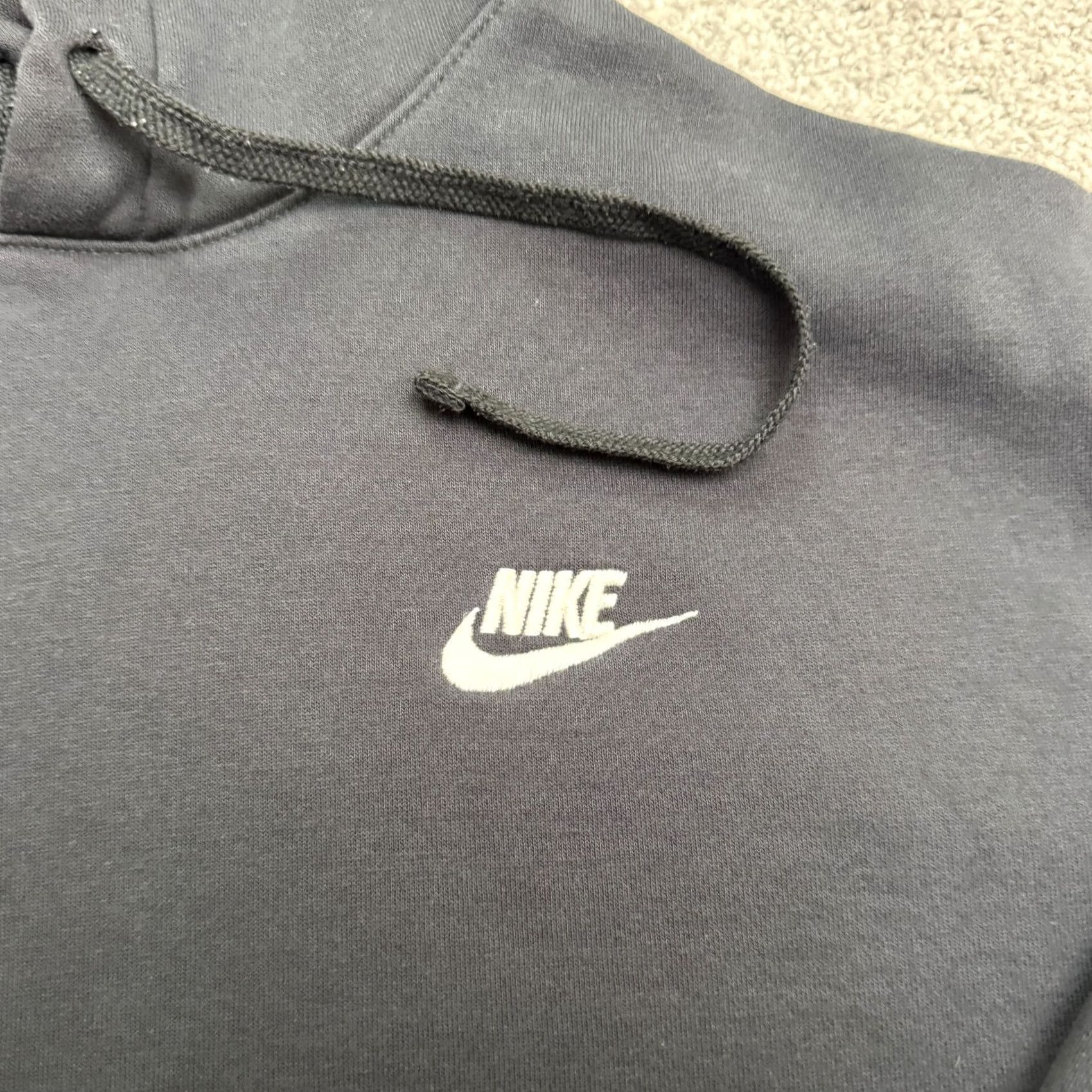 Nike Nike Fleece Pullover Hoodie Mens Medium Black Swoosh Logo Activewear Size US M / EU 48-50 / 2 - 6 Thumbnail
