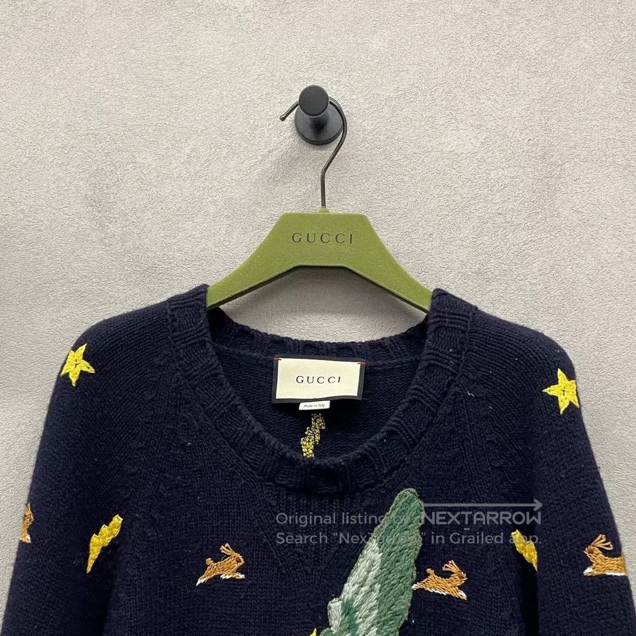 Gucci Gucci Star Bird Embroidery Sweater. Size S / US 4 / IT 40 - 4 Thumbnail