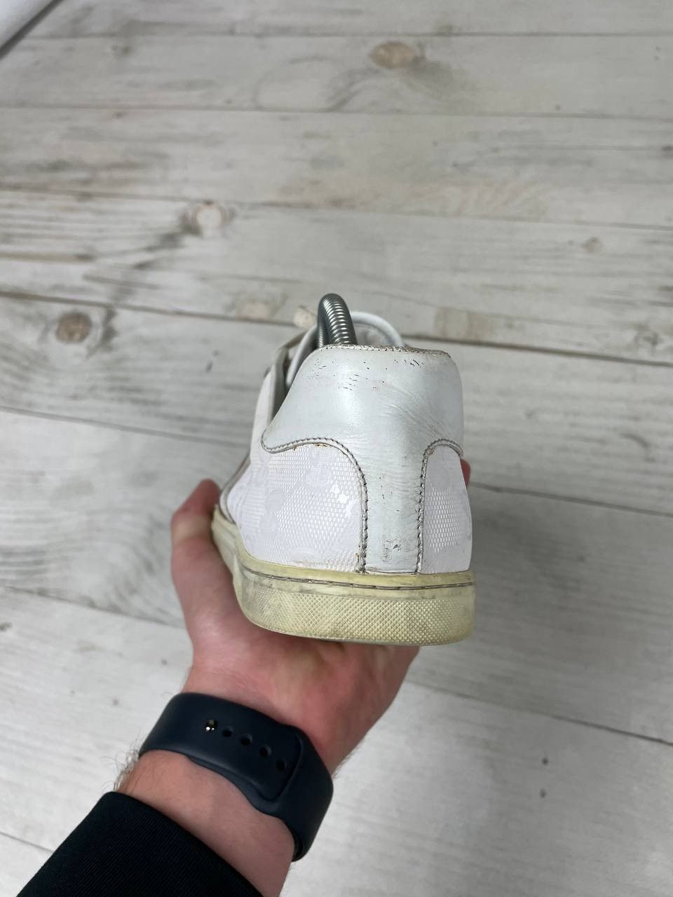 Gucci Gucci Guccissima Leather and Canvas Web Detail Sneakers Size US 8 / IT 38 - 15 Thumbnail