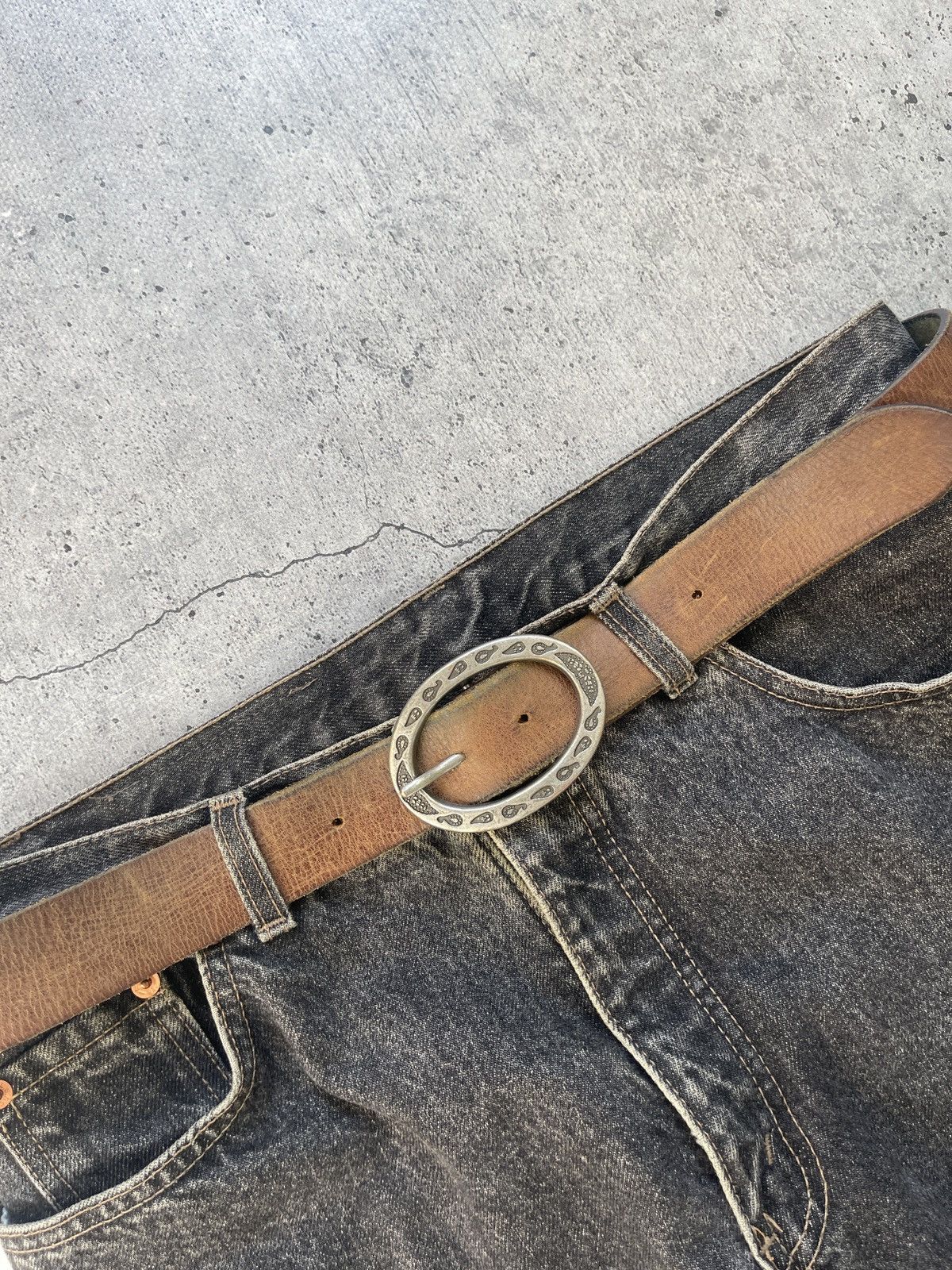Vintage Faded Rhinestones vintage distressed y2k belt Size ONE SIZE - 7 Thumbnail