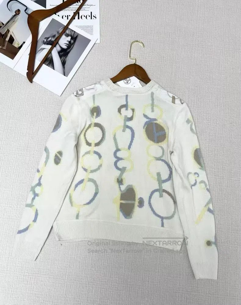 Hermes Hermes Silk and Cashmere Mixed Knit Top Size XS / US 0-2 / IT 36-38 - 4 Thumbnail