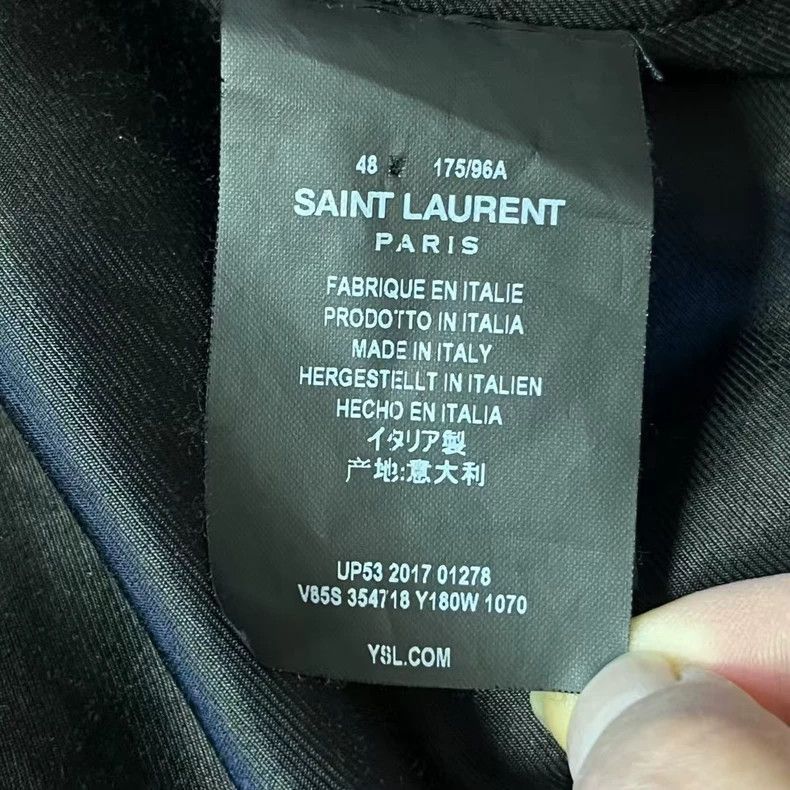 Saint Laurent Paris Saint Laurent Classic Black White Jacket-2506 Size US L / EU 52-54 / 3 - 4 Thumbnail