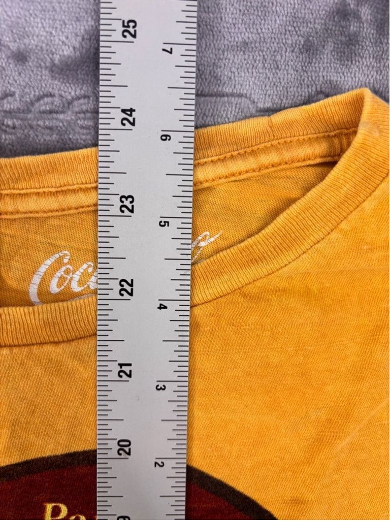 Lucky Brand Women's Lucky Brand Coca-Cola Graphic T-Shirt Size M Yellow Size L / US 10 / IT 46 - 6 Thumbnail