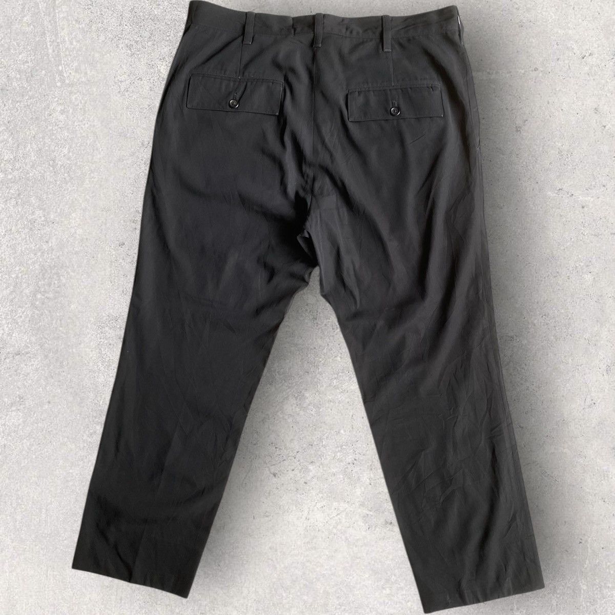Yohji Yamamoto AW07 Wool Gabardine Front Pocket Pants Size US 34 / EU 50 - 5 Thumbnail