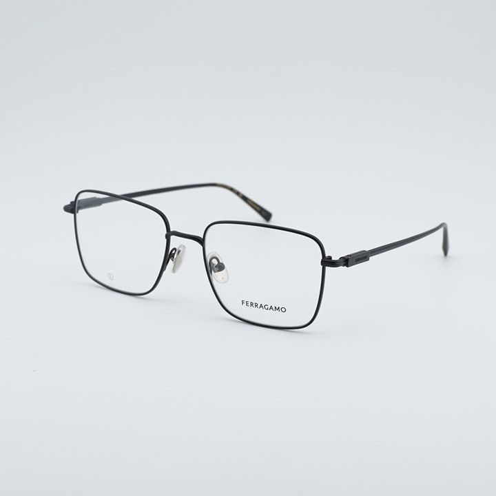 Salvatore Ferragamo Salvatore Ferragamo SF2231 002 Eyeglasses Black 53mm Square Size ONE SIZE - 9 Thumbnail
