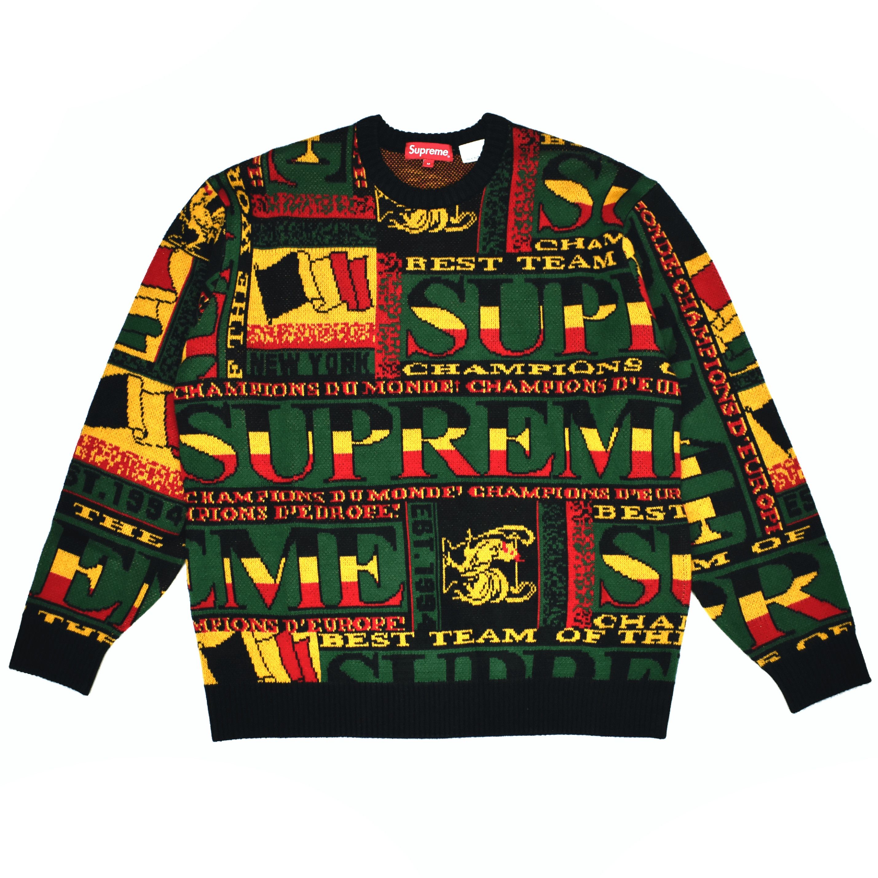 Supreme Supreme skeleton bones knit sweater | Grailed