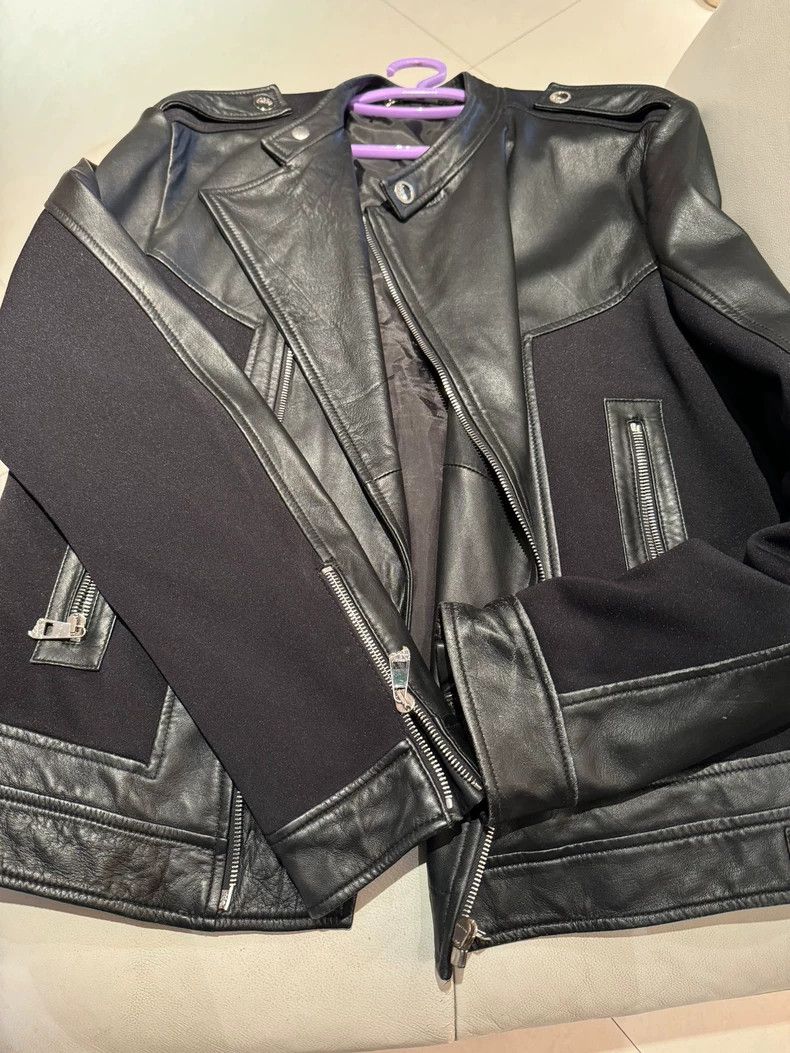 Versace Versace Stitched leather jacket Size US M / EU 48-50 / 2 - 2 Thumbnail
