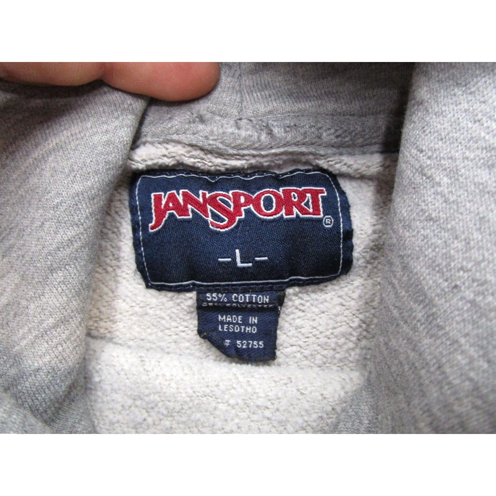 Jansport VINTAGE UWRF Wisconsin Hoodie Sweatshirt Shirt Men L Gray University Sweatshirt Hoodie Mens L University Theme 90s Size US L / EU 52-54 / 3 - 4 Thumbnail