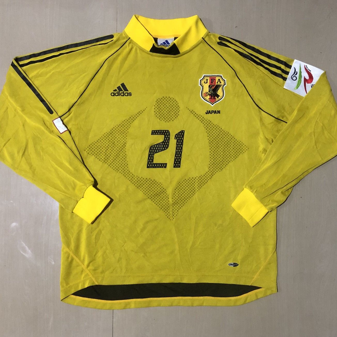 Adidas adidas Japan National Team Goalkeeper Uniform away 2002 Size US L / EU 52-54 / 3 - 1 Thumbnail