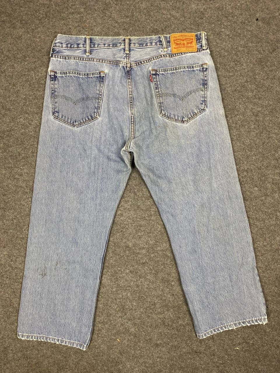 levis 505 lightwash distressed denim nice design