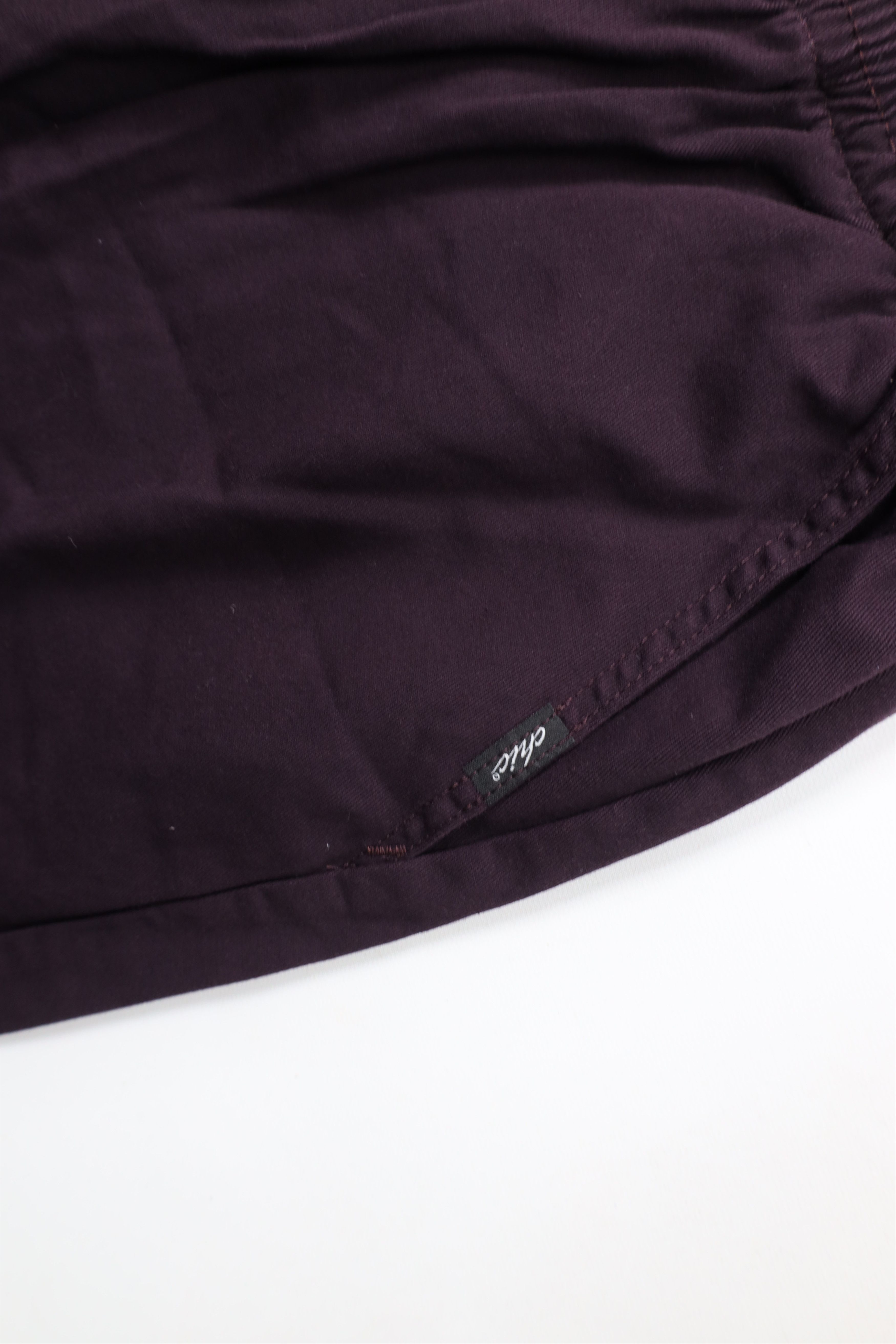 Vintage Vintage 90s Streetwear Tapered Leg Pants Eggplant Purple Size 40" / US 18 - 5 Thumbnail