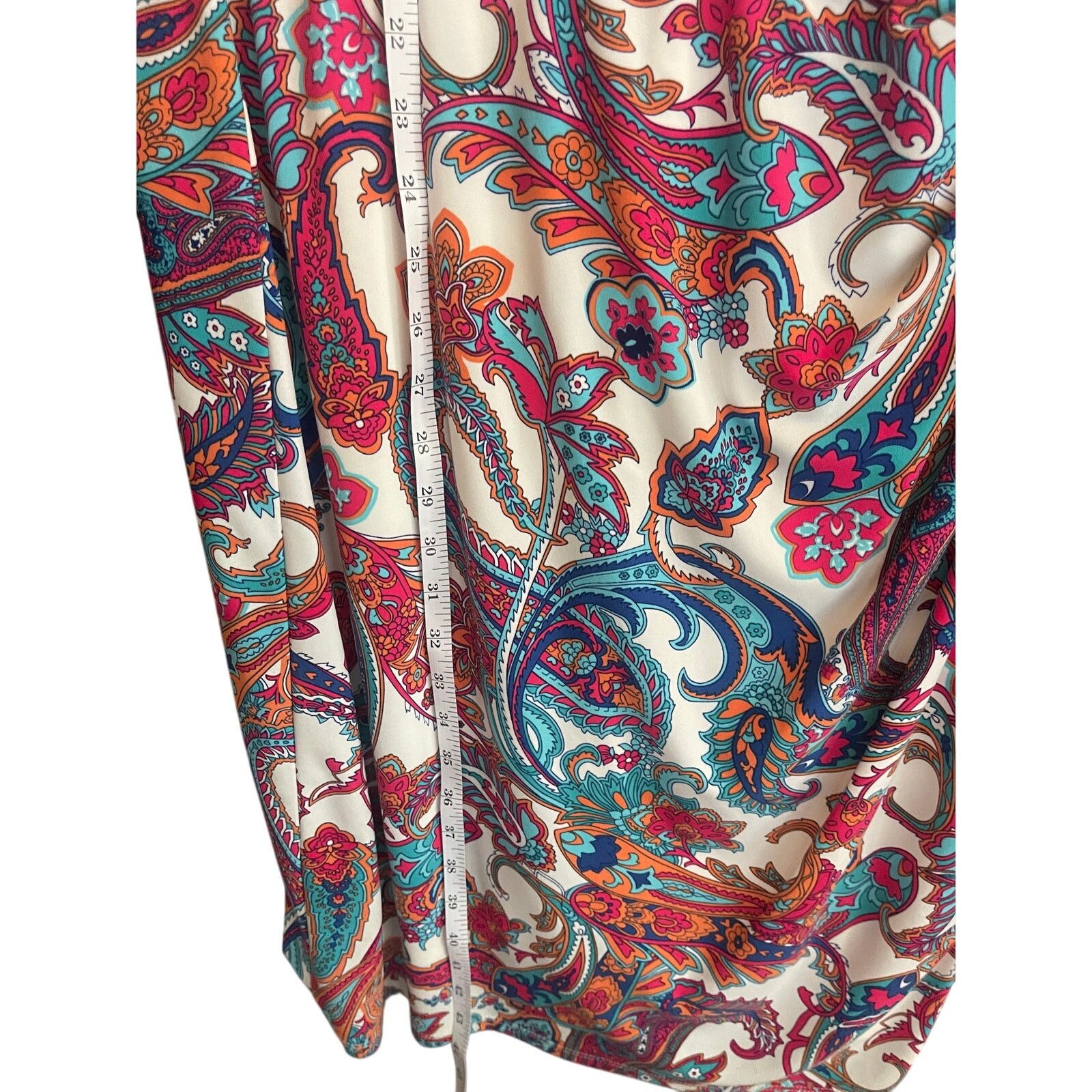 Ralph Lauren Ralph Lauren Paisley Print Dress – Size 14W Size XL / US 12-14 / IT 48-50 - 9 Thumbnail