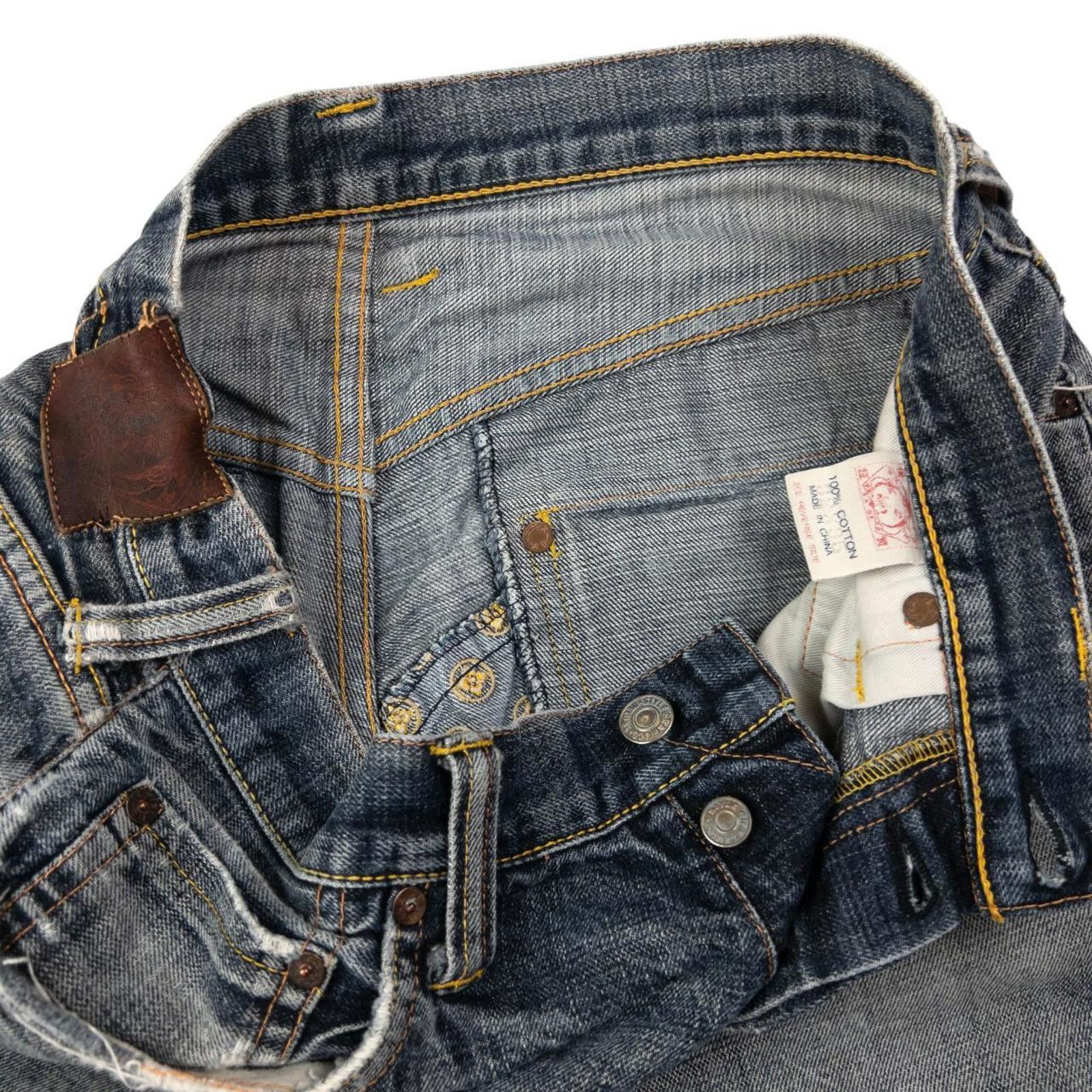 Evisu Vintage Evisu Kamon Daicock Japanese Denim Jeans Size W31 Size US 31 - 5 Thumbnail