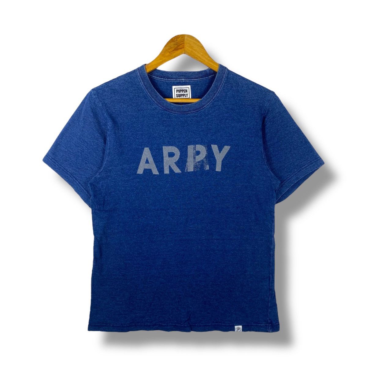 Japanese Brand Japanese Brand PIPPEN SUPPLY Arpy Natural Indigo Tee Shirt Size US S / EU 44-46 / 1 - 1 Thumbnail
