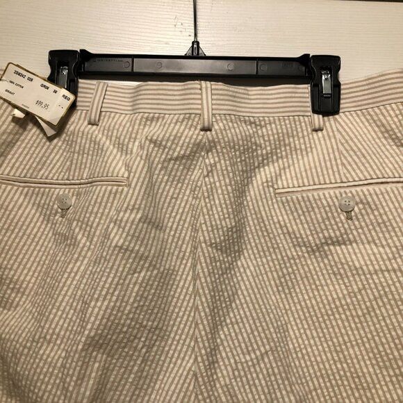 Other Alan lebow men's new cream 100%cotton pants size: 36/36 Size US 36 / EU 52 - 9 Thumbnail