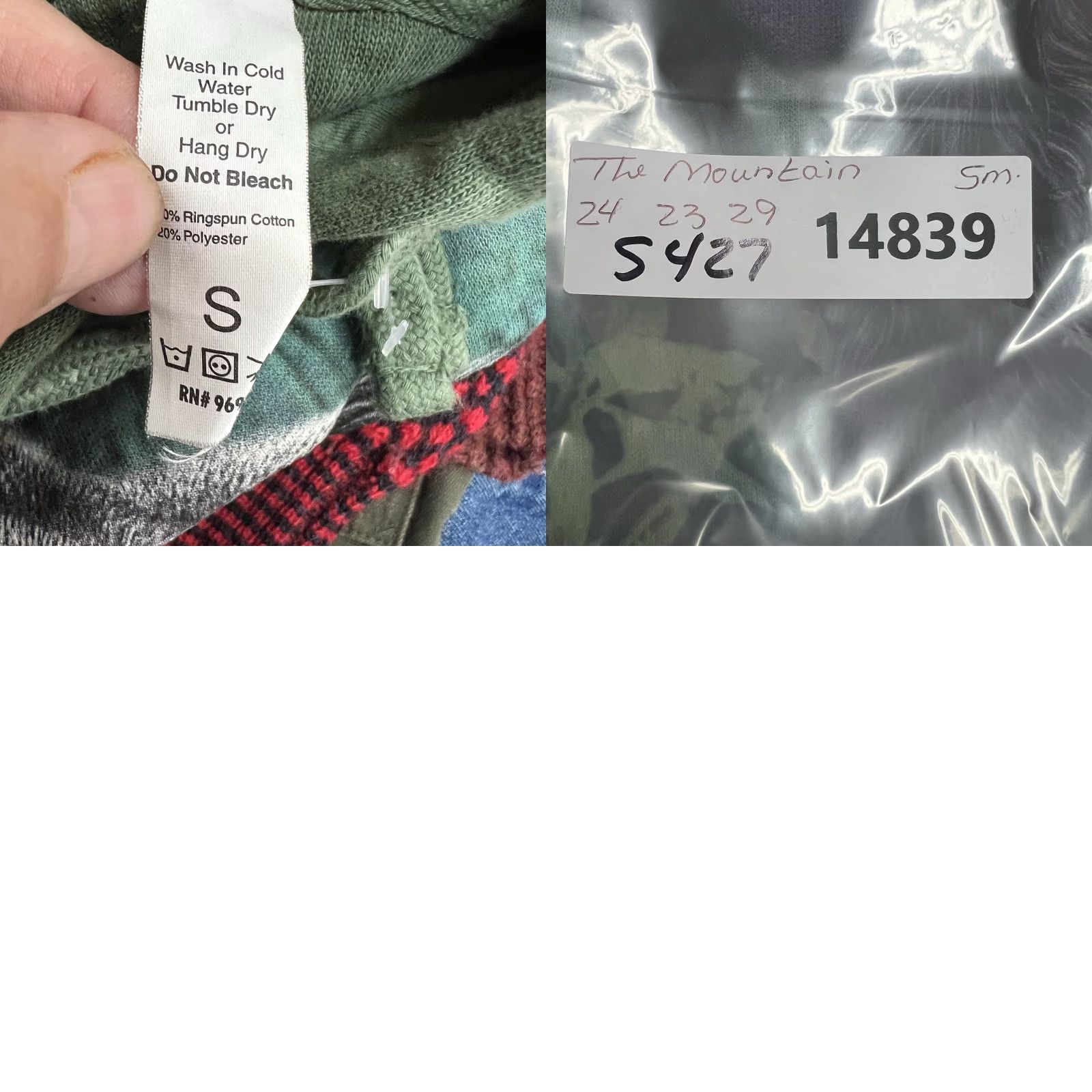 The Mountain The Mountain Tie-Dye Gorilla Hooded Sweatshirt Adult Size S /M Green Size US S / EU 44-46 / 1 - 8 Thumbnail