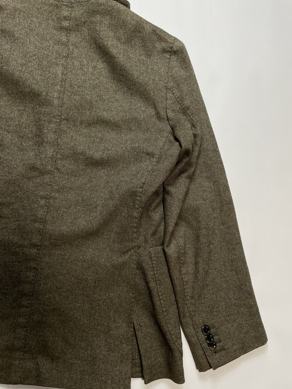 Boglioli Boglioli Herringbone Wool K-Jkt Unstructured Blazer 46 Size 46R - 11 Thumbnail