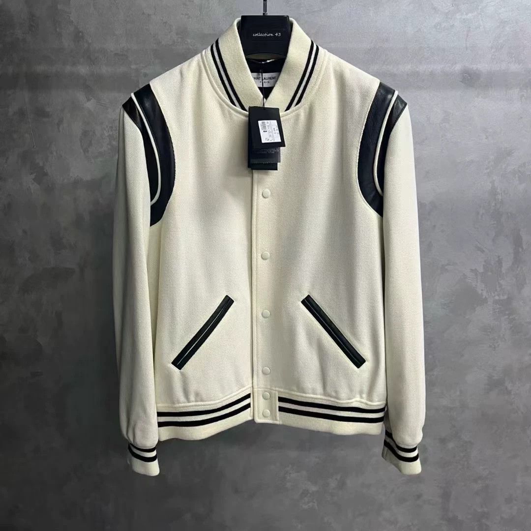 Saint Laurent Paris Saint Laurent Paris Casual Striped White T-Shirt 50 Women Size XL / US 12-14 / IT 48-50 - 1 Thumbnail