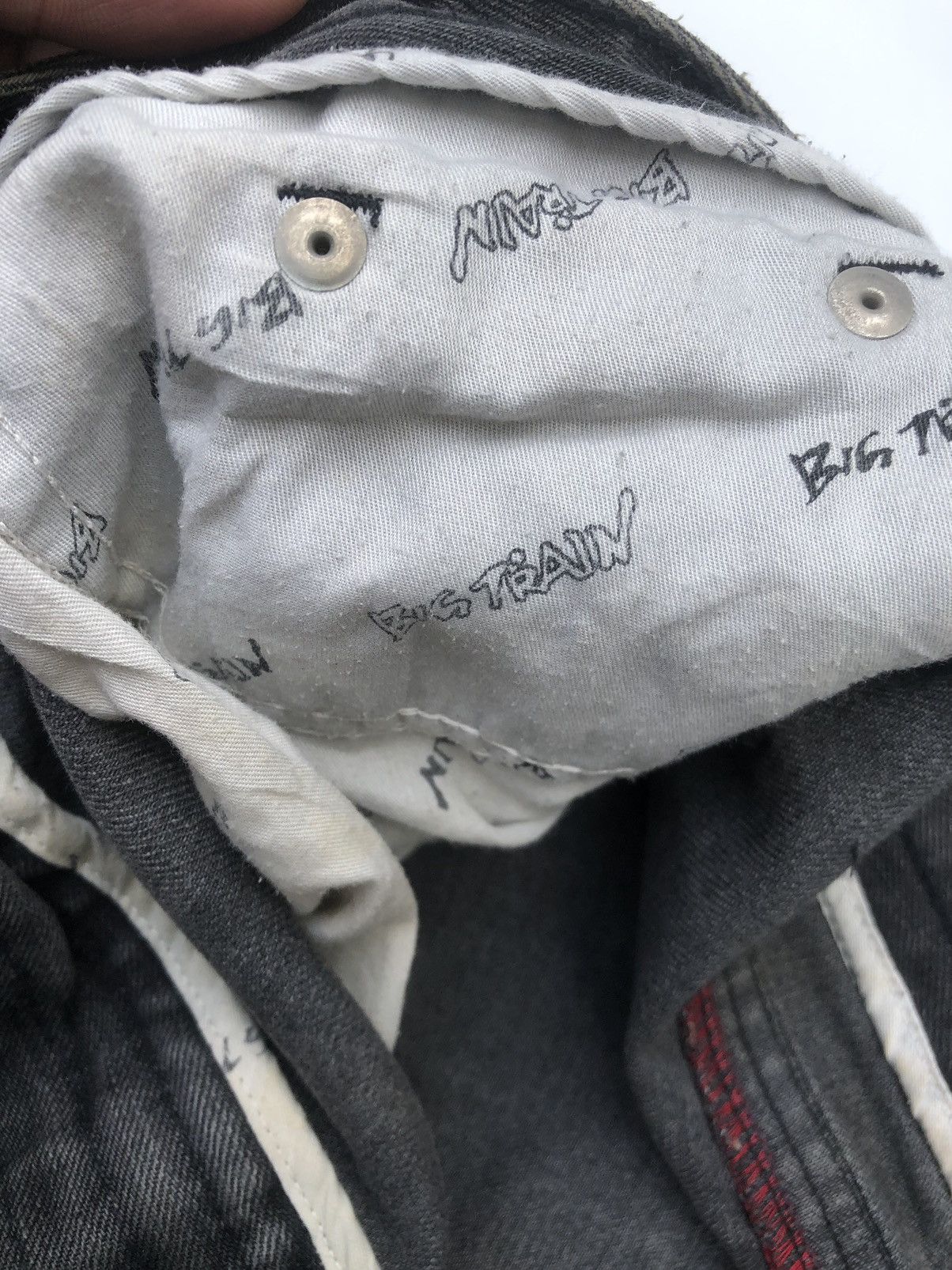 If Six Was Nine Jeans Takahashi Big Train biker Bleach Acid Wash Denim Size US 32 / EU 48 - 13 Thumbnail