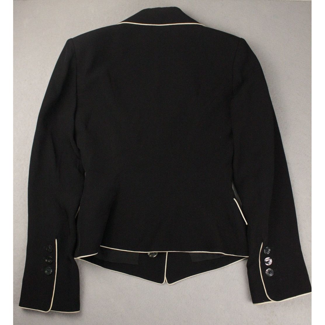 Other Sophie Sitbon Paris Women Set Blazer Vest Black Sz 36/38 Size XS / US 0-2 / IT 36-38 - 4 Thumbnail