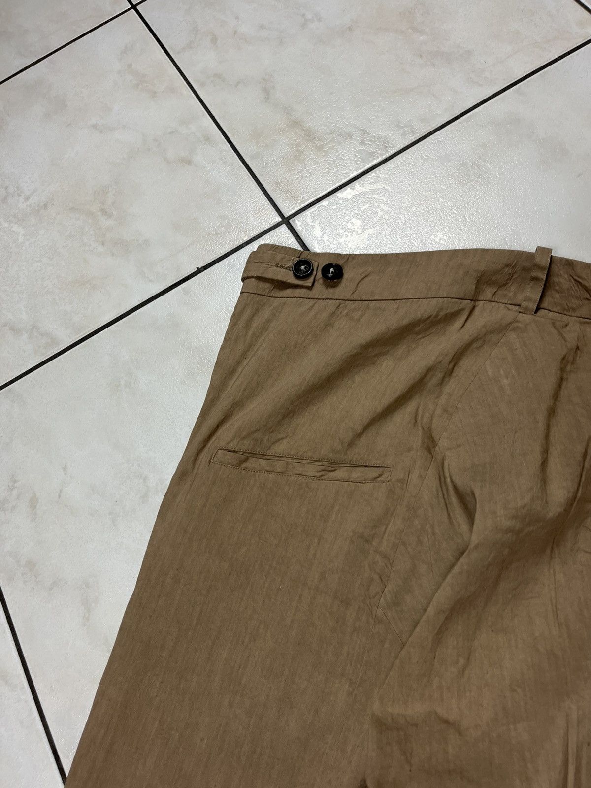 Damir Doma × Designer Damir Doma linen drop crotch pants asymmetric Size US 34 / EU 50 - 14 Thumbnail