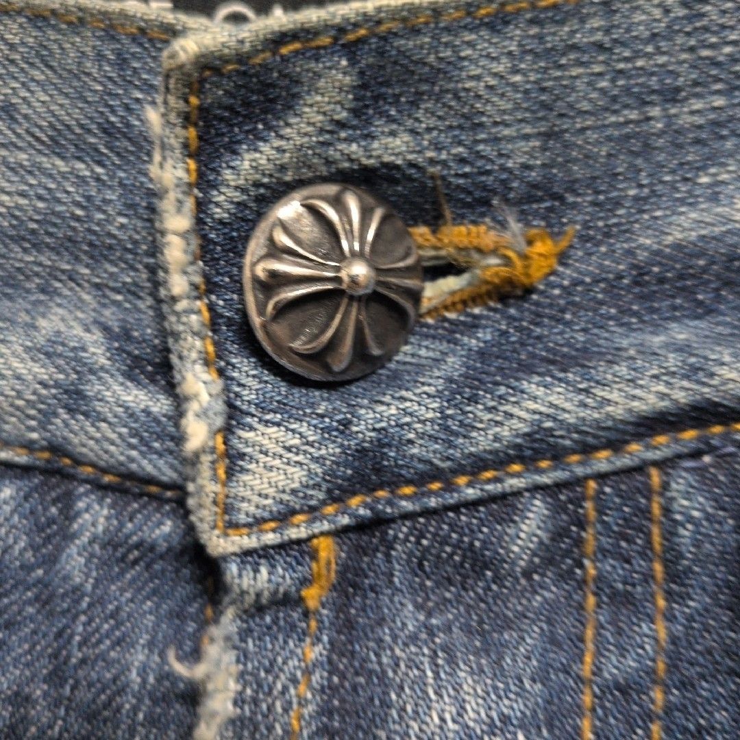 Chrome Hearts Chrome Hearts Dolce Gobbanna Patch Denim Jeans Size US 32 / EU 48 - 10 Thumbnail