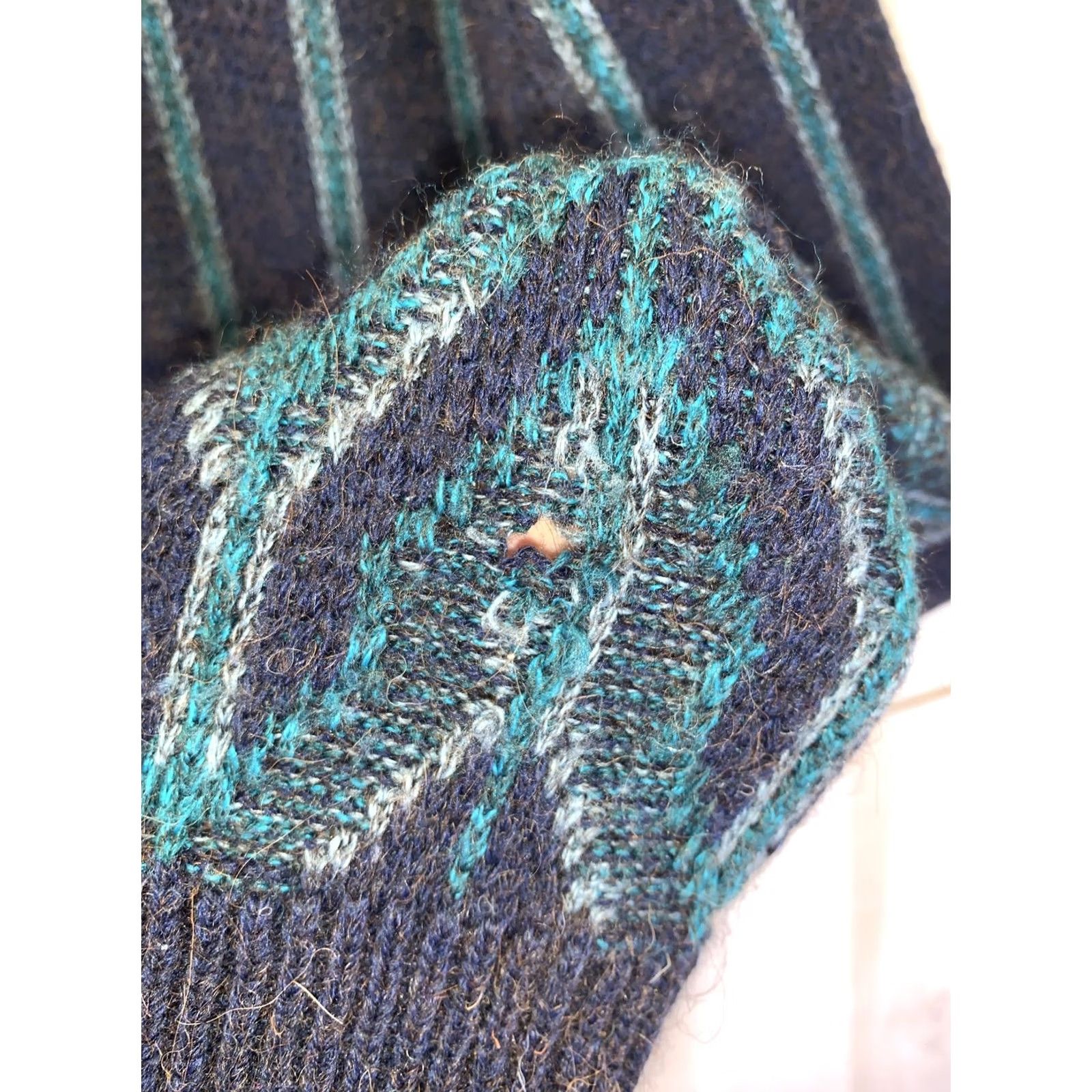 Jantzen VINTAGE Jantzen Geometric Knit Grandpa Cosby Sweater Mens Large Tall USA Size US L / EU 52-54 / 3 - 6 Thumbnail