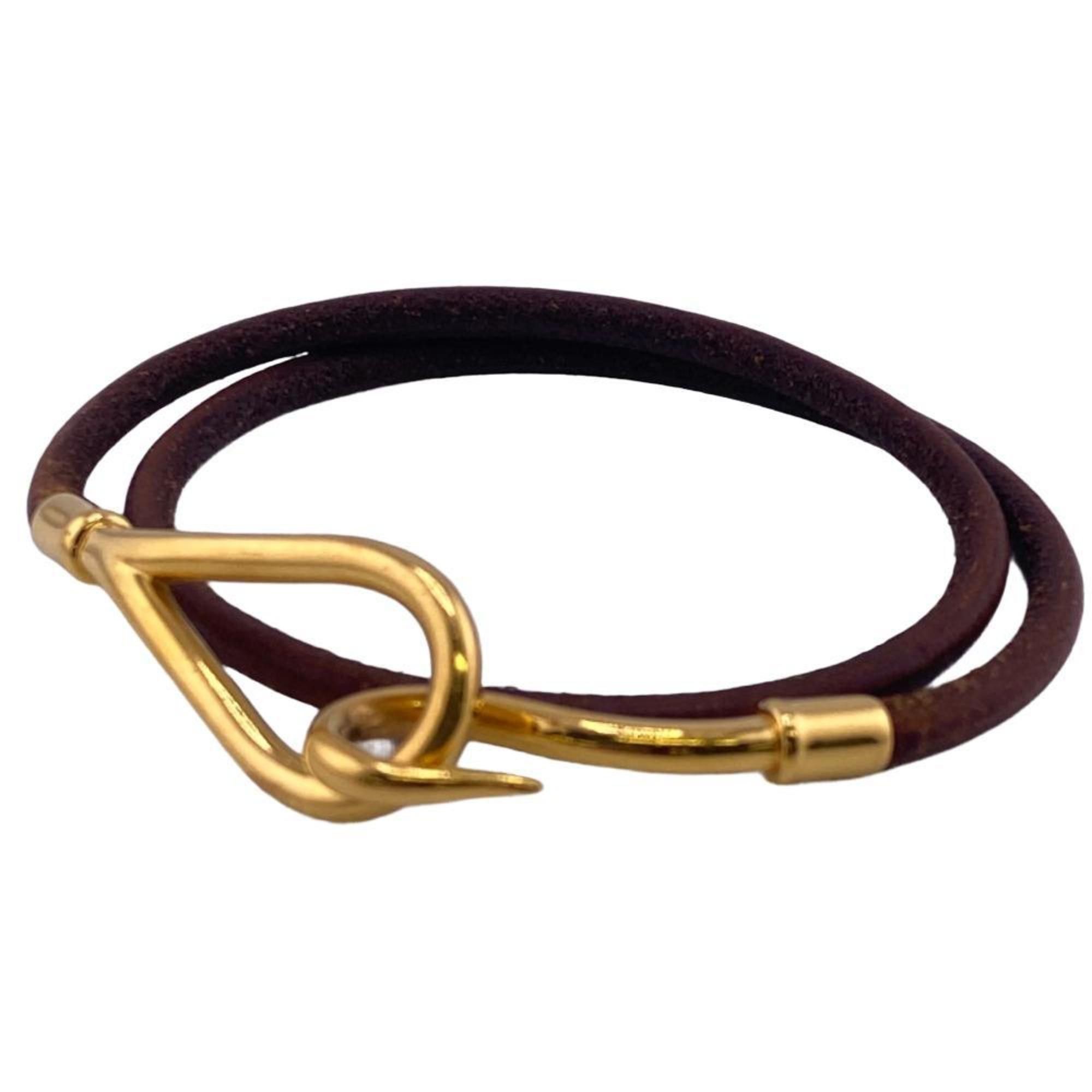 image of Hermes Atame Bracelet Brown Unisex Z0006592, Women's