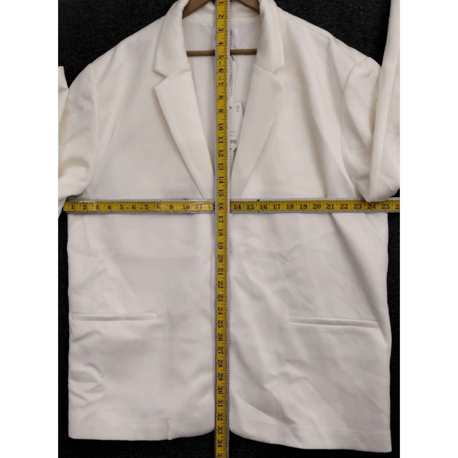 Vintage Stylus X LaDarius Campbell Lightweight Jacket Blazer Casual Ivory XXL Size 48R - 4 Thumbnail
